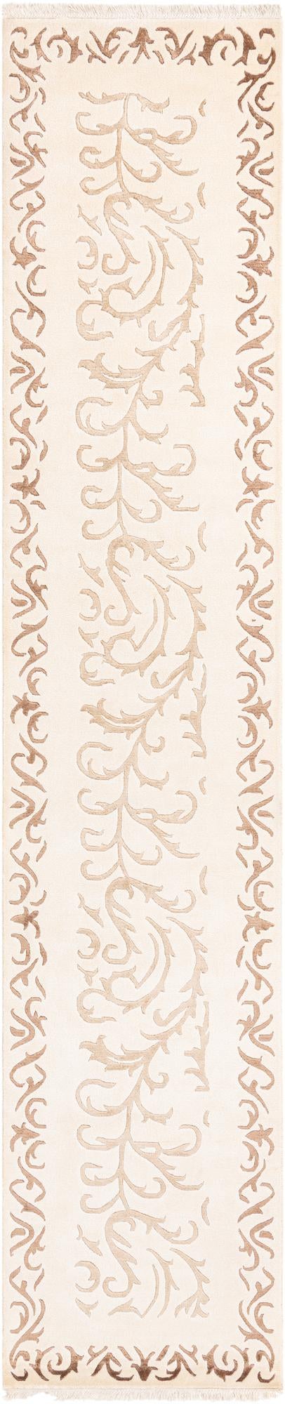 2' 7 x 13' Hand Knotted Darya Wool Runner Rug