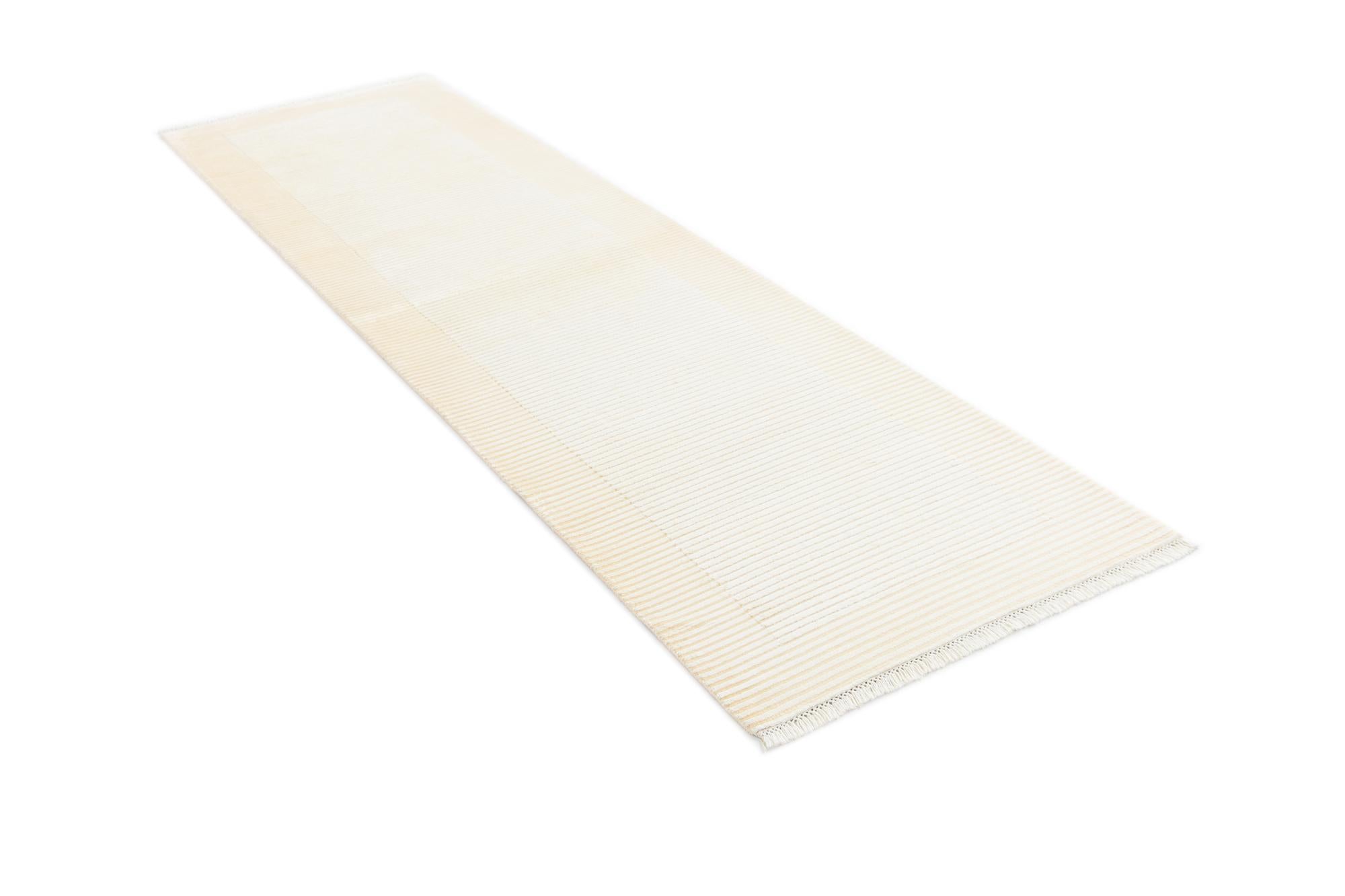 2' 9 x 9' 9 Hand Knotted Darya Wool Runner Rug