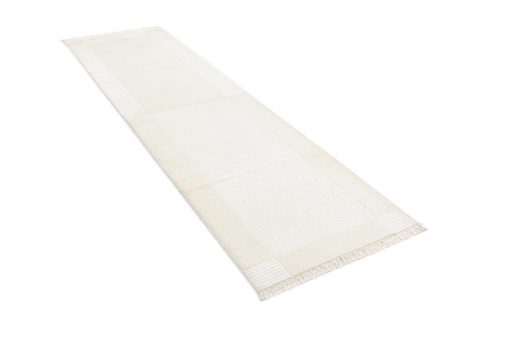2' 7 x 9' 10 Hand Knotted Darya Wool Runner Rug