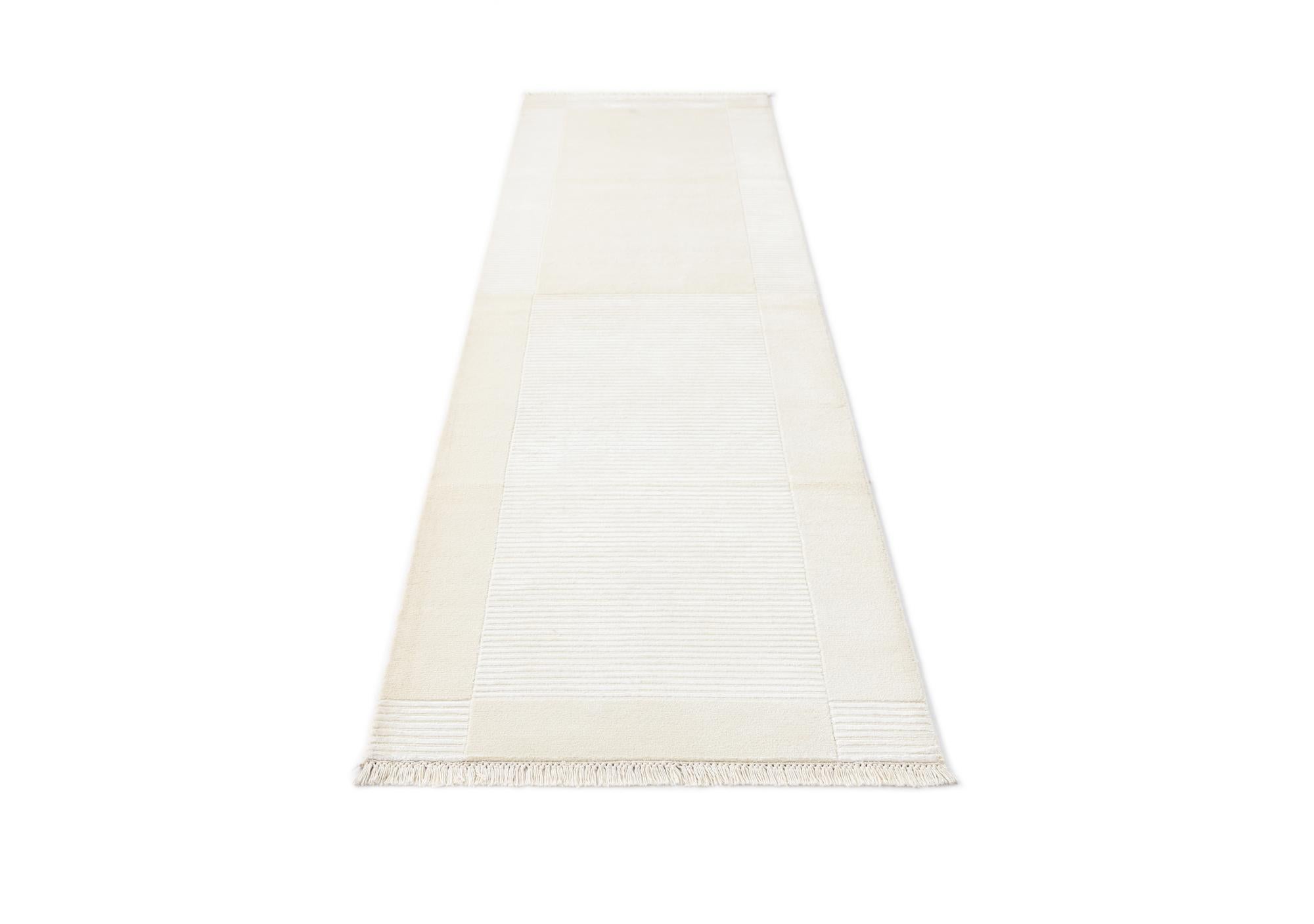 2' 7 x 9' 10 Hand Knotted Darya Wool Runner Rug