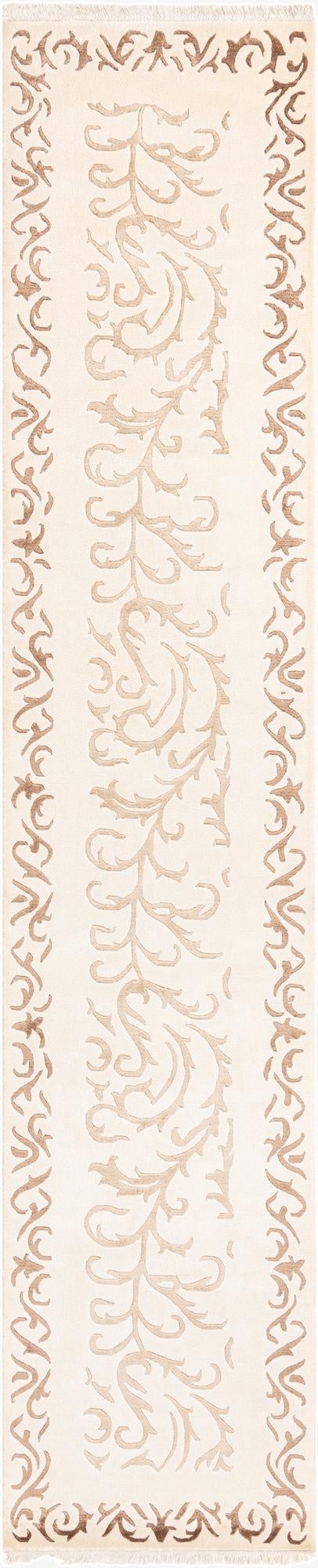 2' 7 x 13'  Hand Knotted Darya Wool Runner Rug