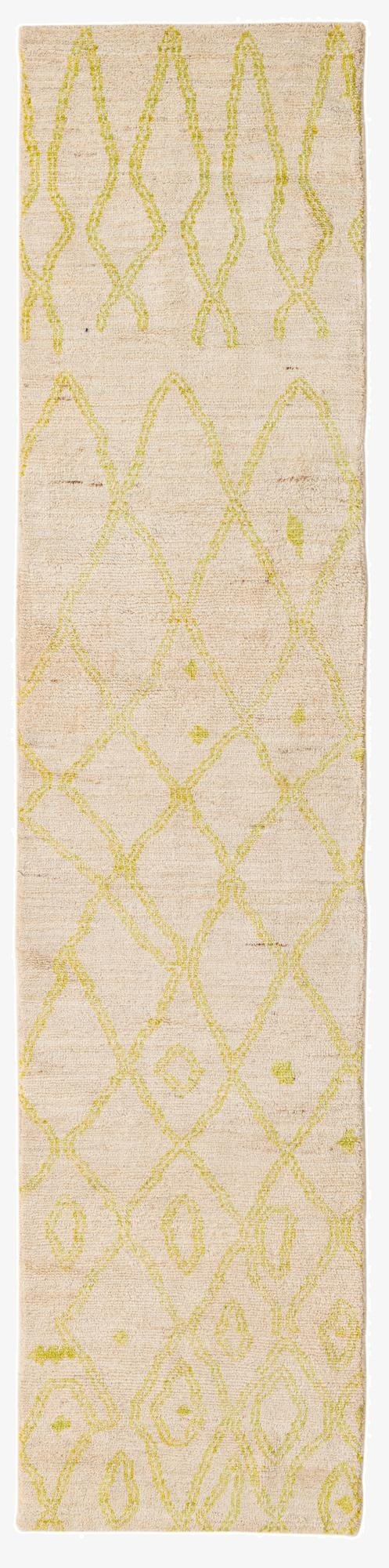 2' 4 x 9' 10  Hand Knotted Darya Wool Runner Rug