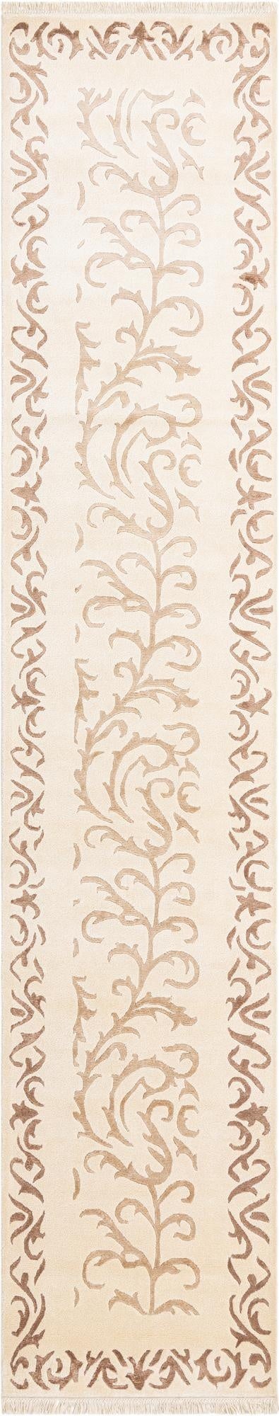 2' 7 x 13' 1  Hand Knotted Darya Wool Runner Rug