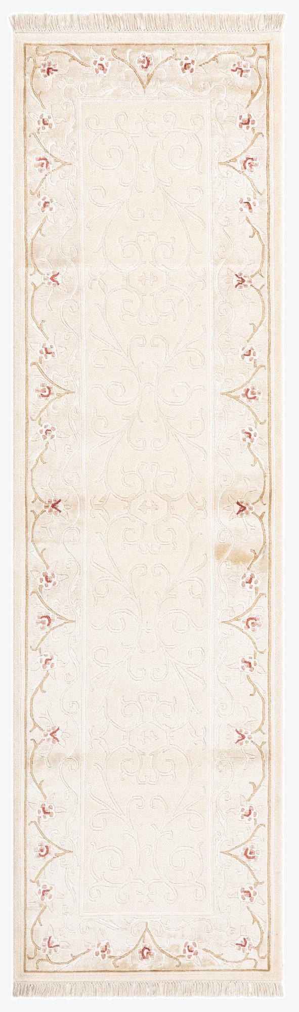 2' 9 x 9' 7  Hand Knotted Darya Wool Runner Rug