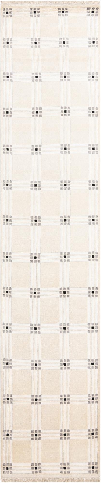 2' 7 x 12' 10  Hand Knotted Darya Wool Runner Rug