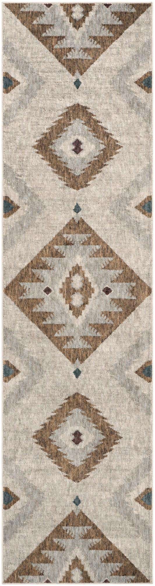 2' 7 x 10' Eco Southwestern Runner Rug