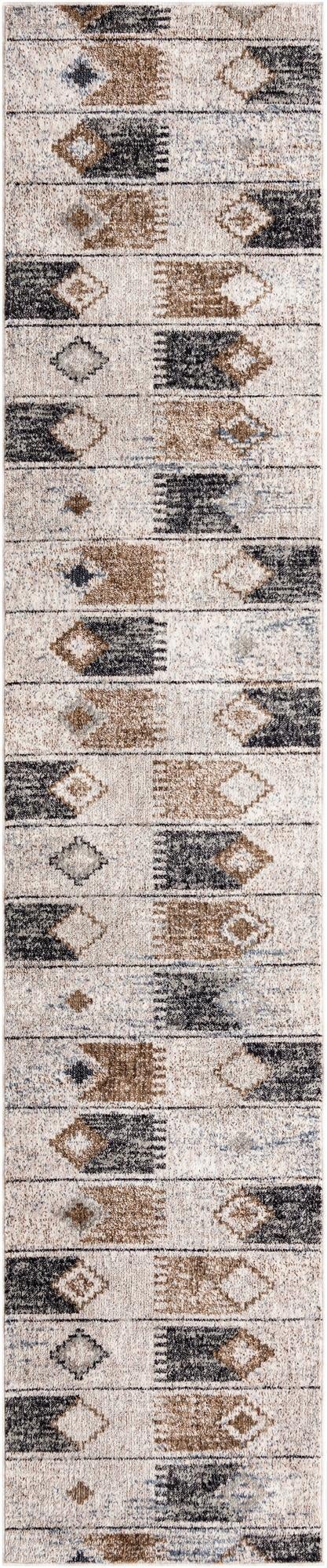 2' 7 x 12' Eco Southwestern Runner Rug