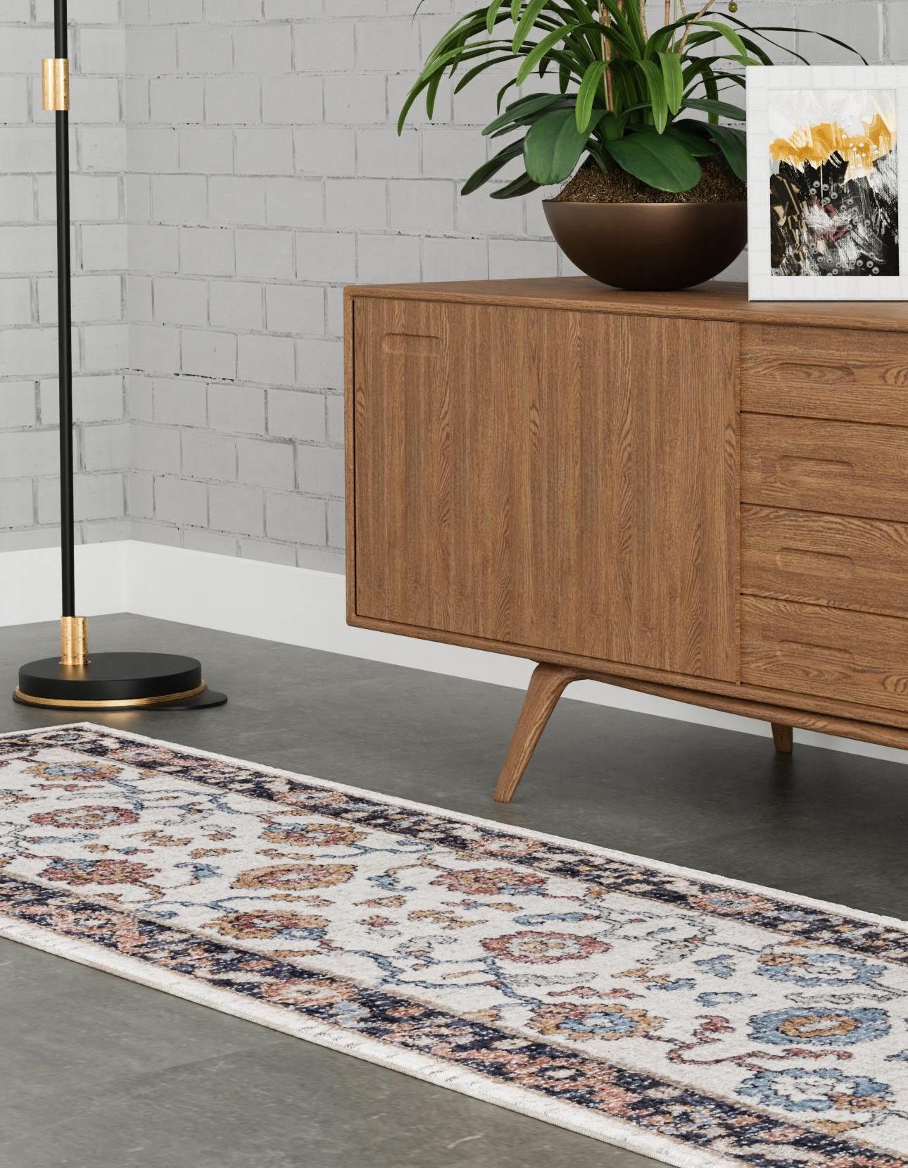 2' x 6' Eco Traditional Runner Rug