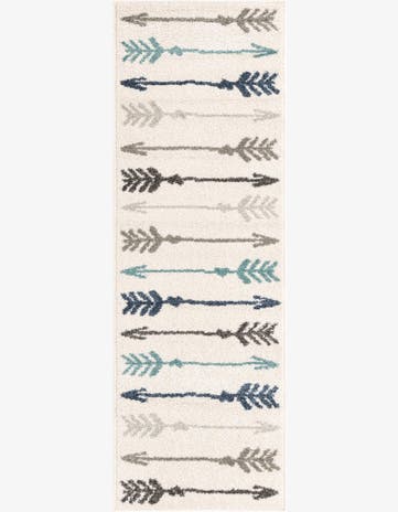 Ivory Equinox Runner Rug