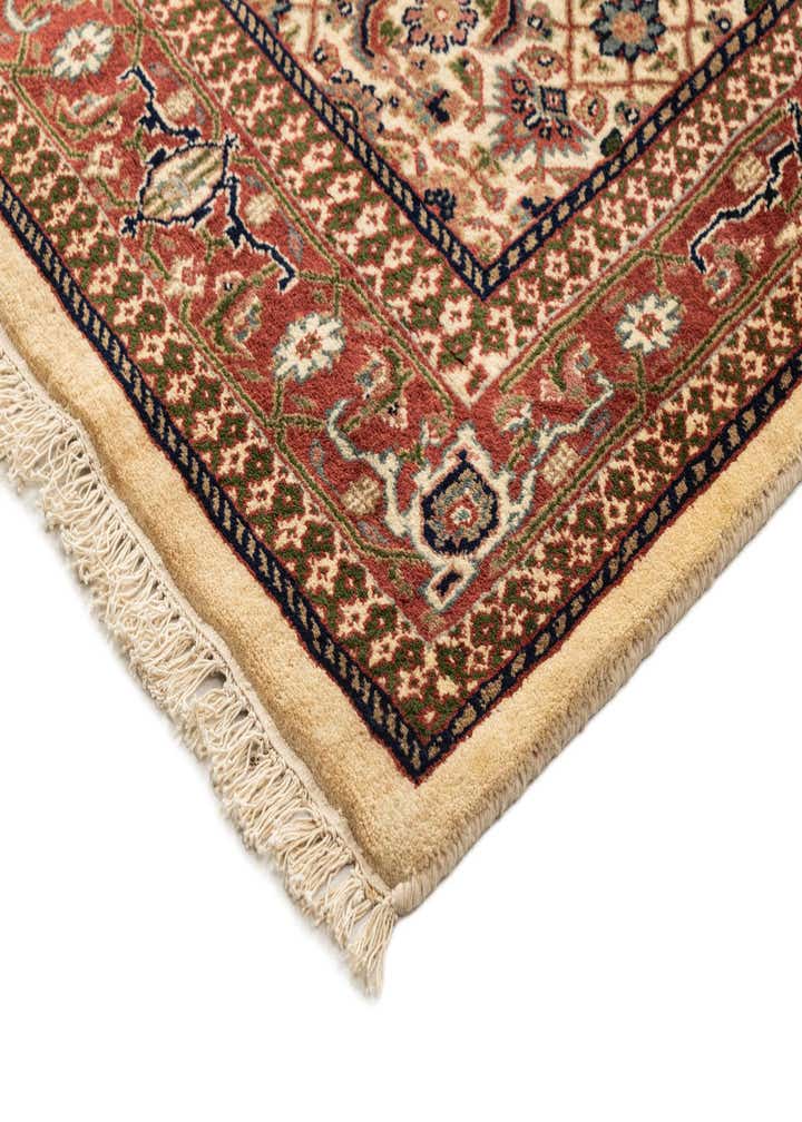 4' 10 x 9' 10 Hand Knotted Farahan Wool Runner Rug