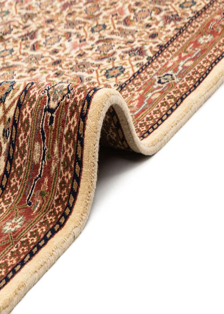 4' 10 x 9' 10 Hand Knotted Farahan Wool Runner Rug