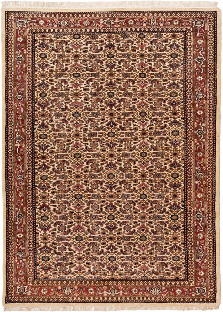 4' 10 x 9' 10 Hand Knotted Farahan Wool Runner Rug