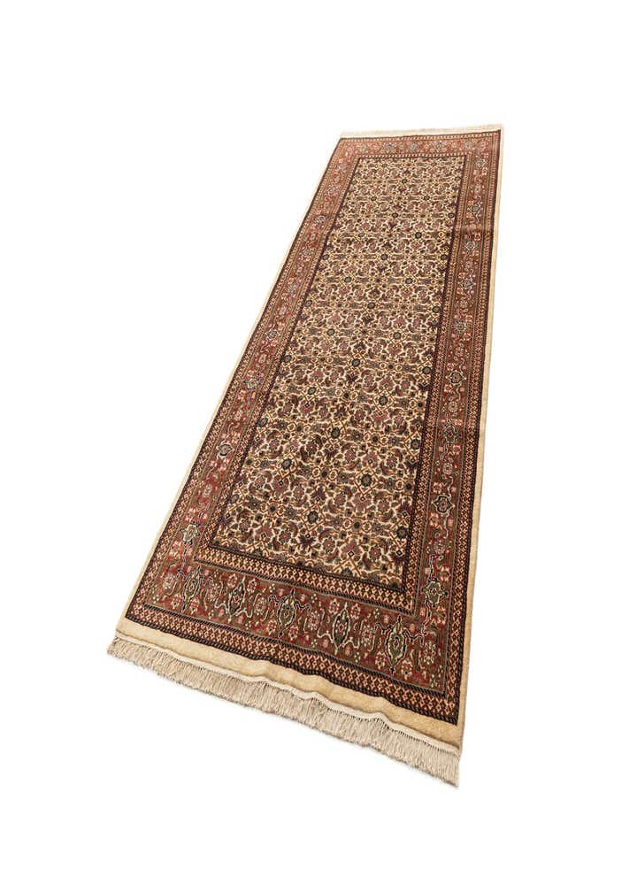 5' 2 x 11' Hand Knotted Farahan Wool Runner Rug