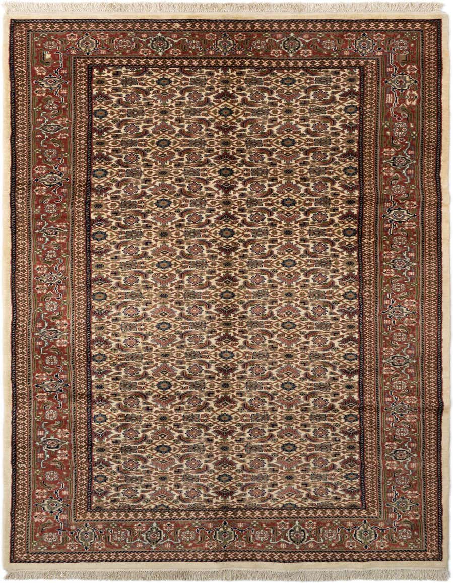 5' 2 x 11' Hand Knotted Farahan Wool Runner Rug