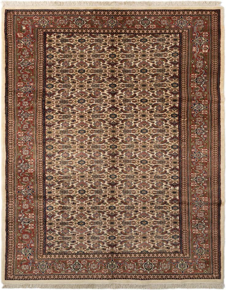 Detail image of 5' 2 x 11' Hand Knotted Farahan Wool Runner Rug
