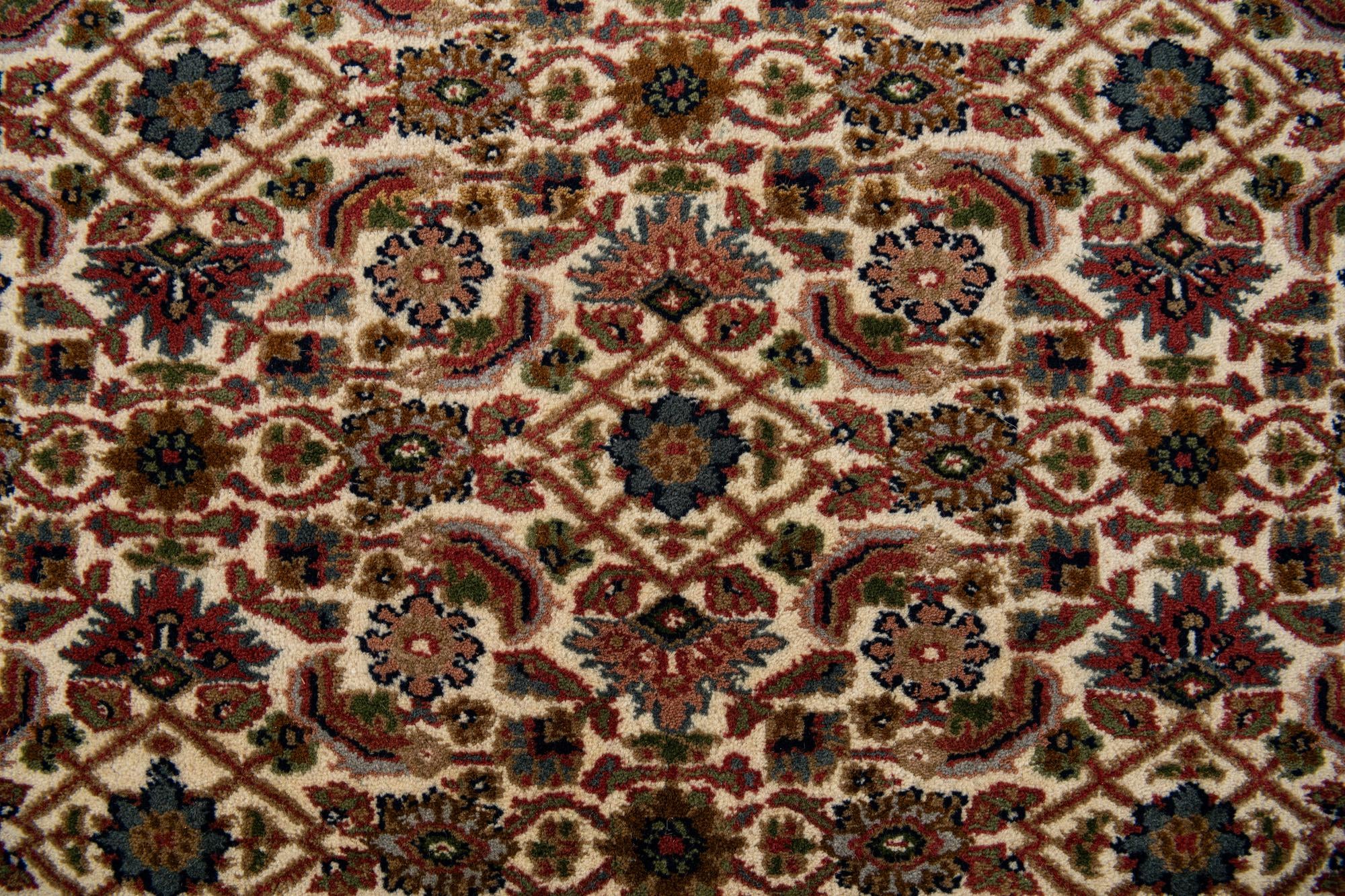 5' 4 x 11' 5 Hand Knotted Farahan Wool Runner Rug