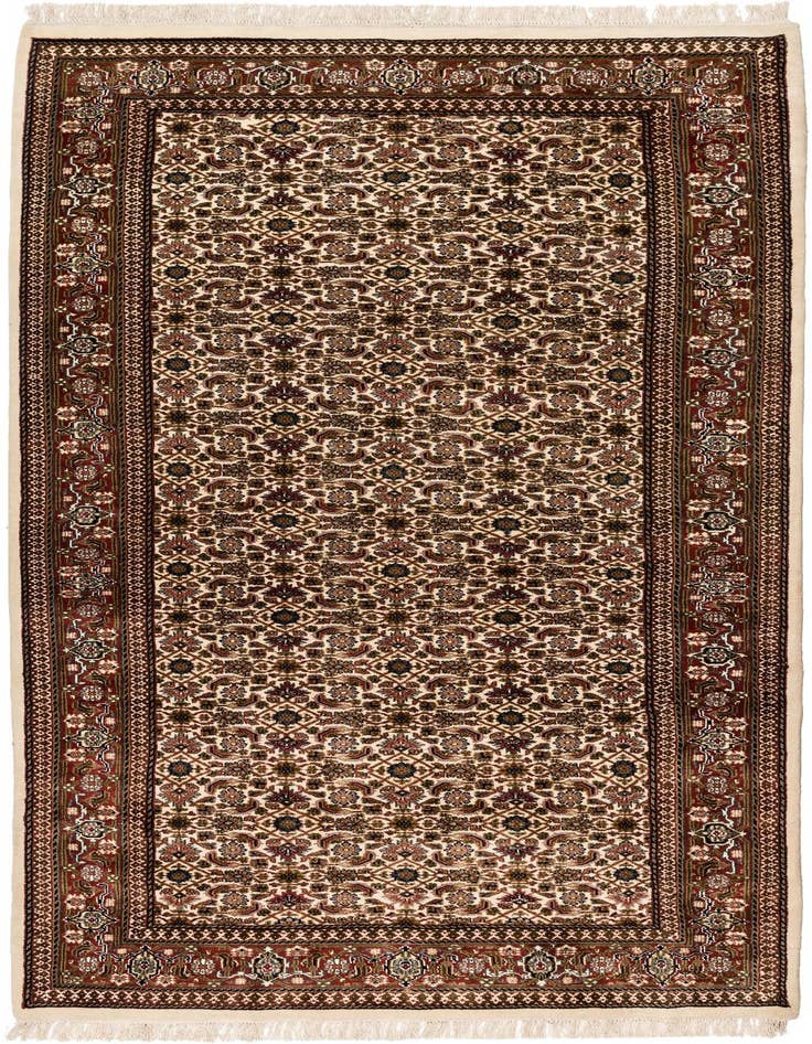 Detail image of 5' 4 x 11' 5 Hand Knotted Farahan Wool Runner Rug