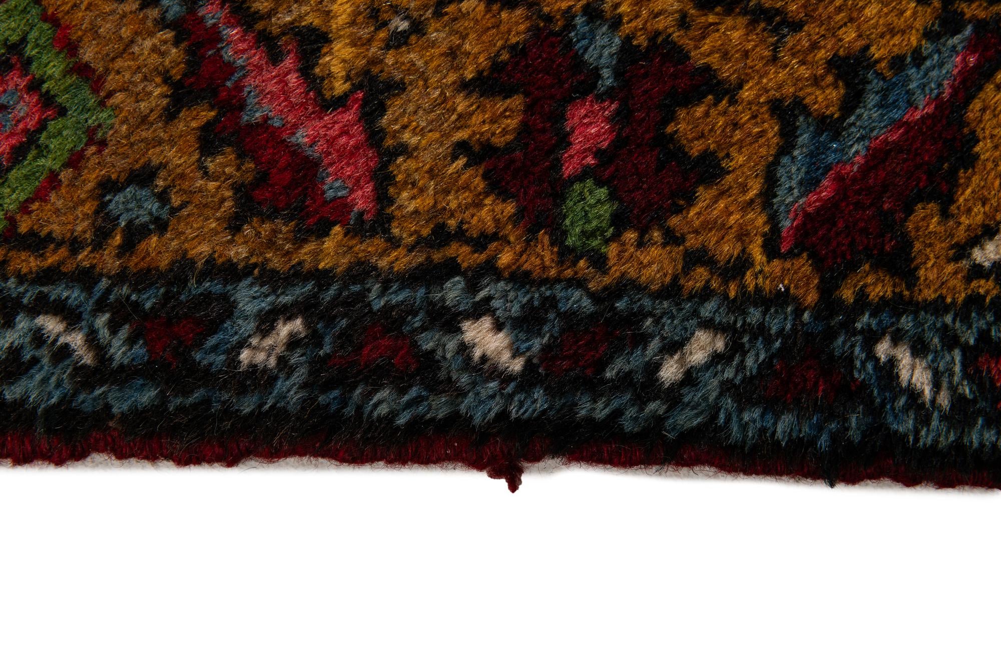 3' 4 x 10' 8 Hand Knotted Farahan Persian Wool Runner Rug