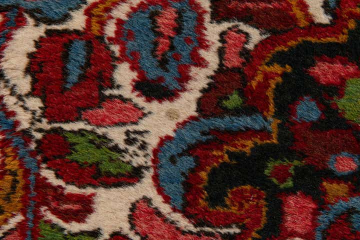 3' 4 x 10' 8 Hand Knotted Farahan Persian Wool Runner Rug