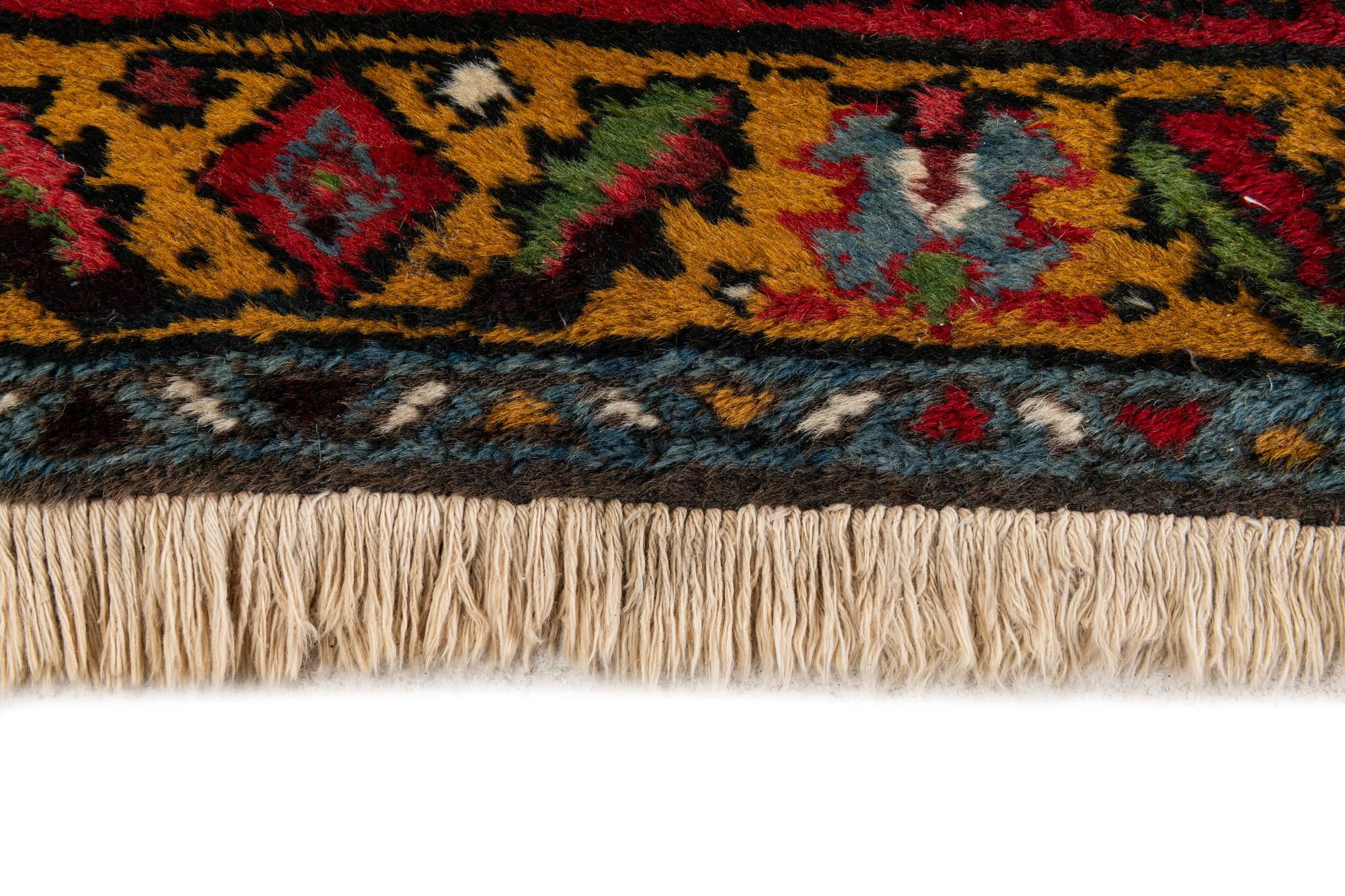 3' 4 x 10' 8 Hand Knotted Farahan Persian Wool Runner Rug