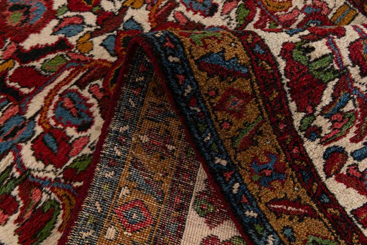 3' 4 x 10' 8 Hand Knotted Farahan Persian Wool Runner Rug