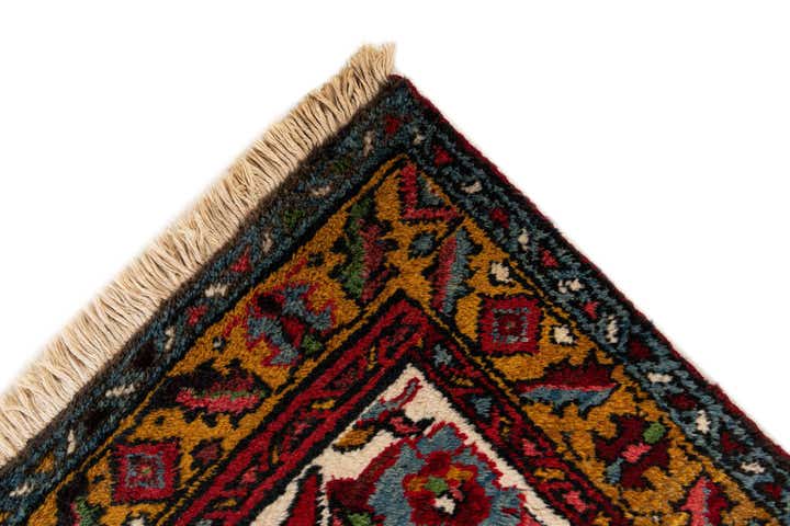 3' 4 x 10' 8 Hand Knotted Farahan Persian Wool Runner Rug