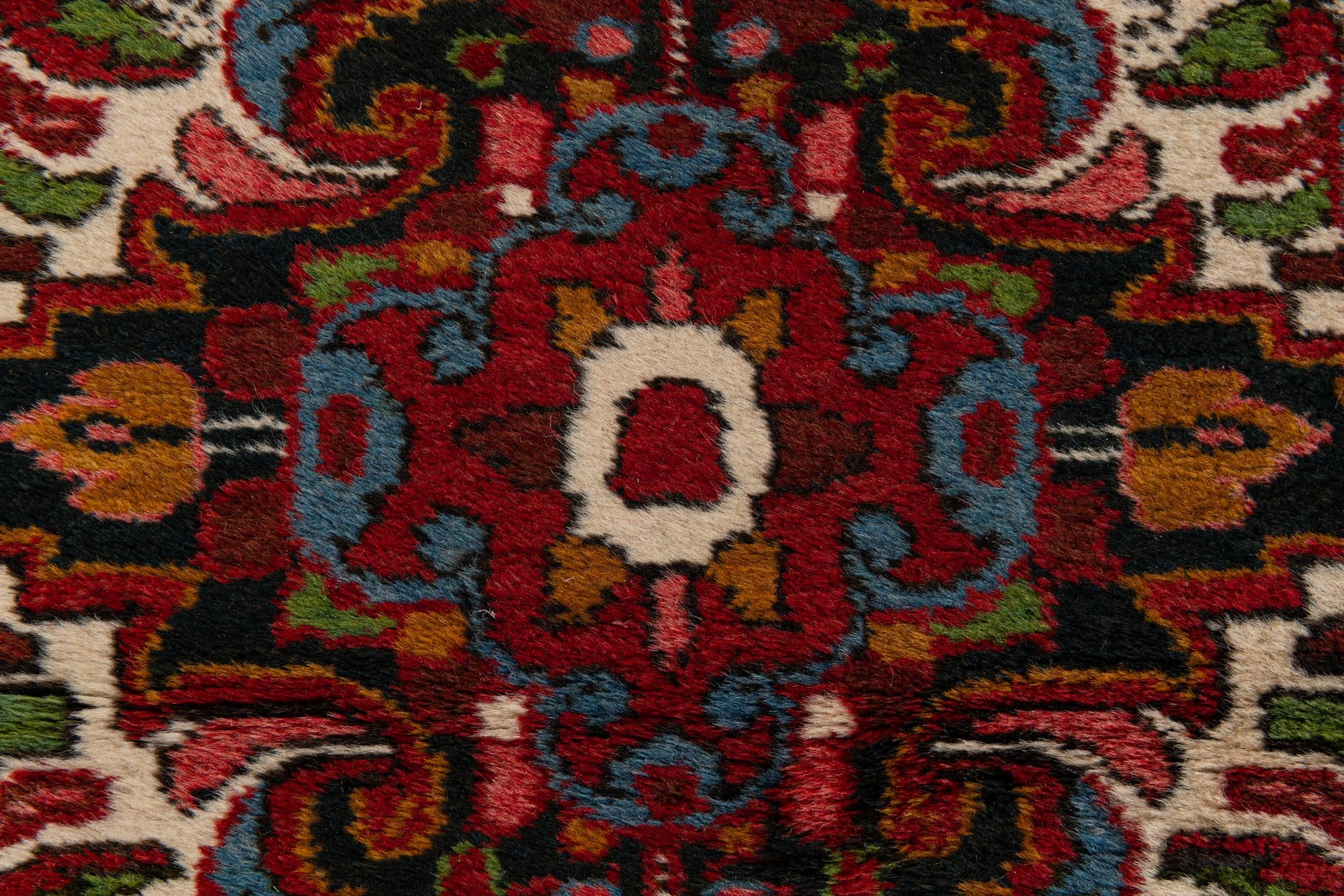 3' 4 x 10' 8 Hand Knotted Farahan Persian Wool Runner Rug