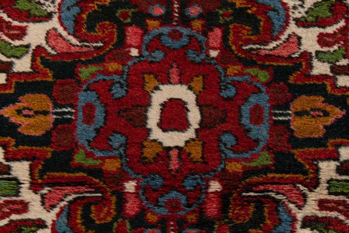 3' 4 x 10' 8 Hand Knotted Farahan Persian Wool Runner Rug