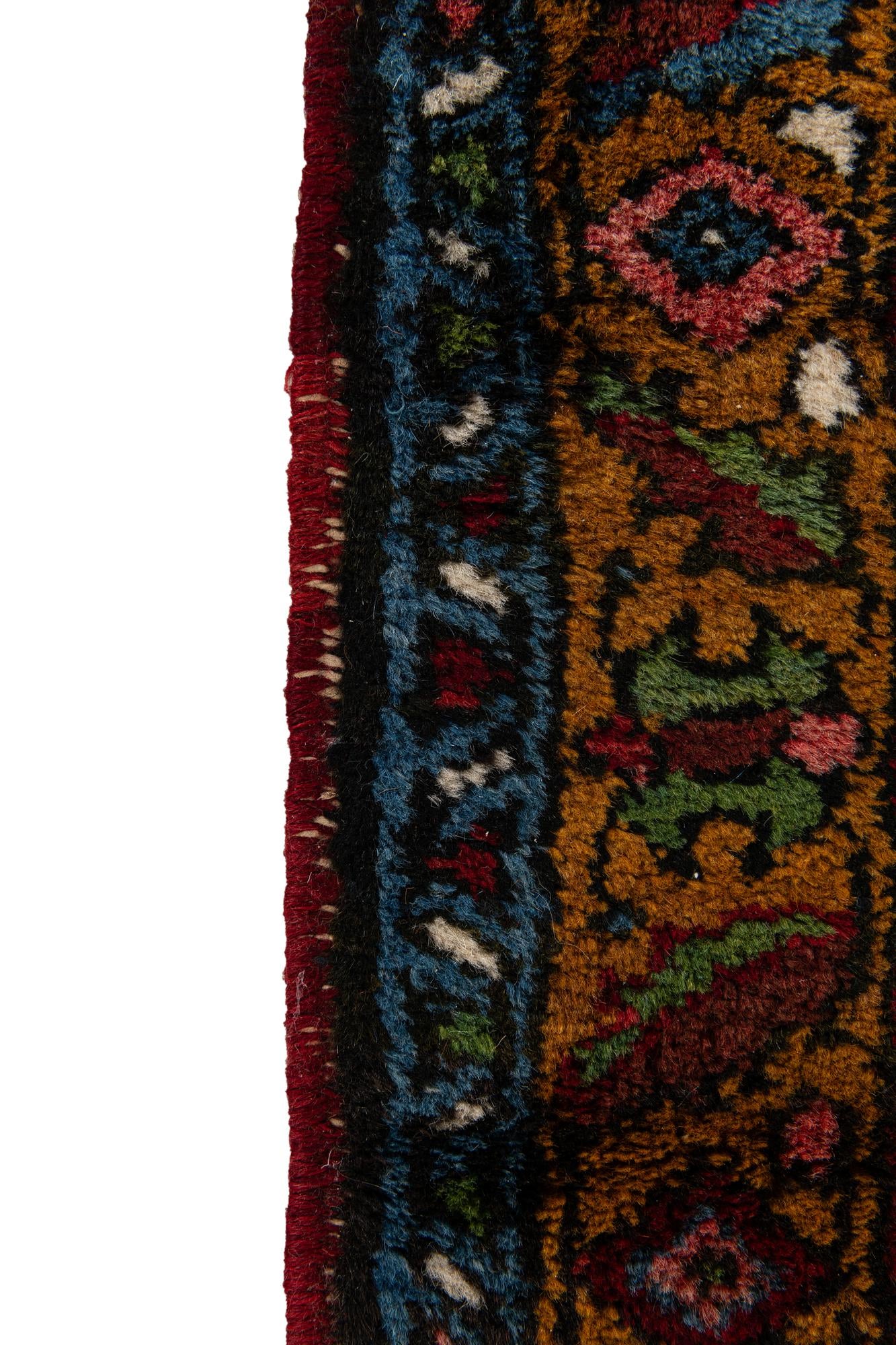 3' 4 x 10' 8 Hand Knotted Farahan Persian Wool Runner Rug