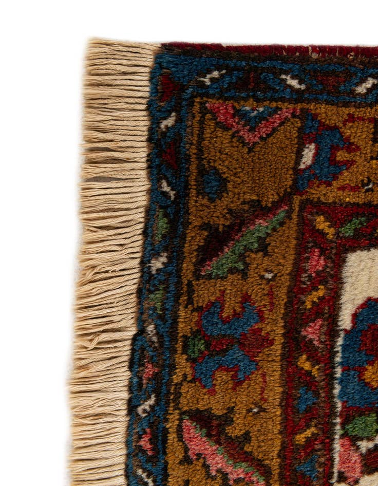 Detail image of 3' 4 x 10' 8  Hand Knotted Farahan Persian Wool Runner Rug