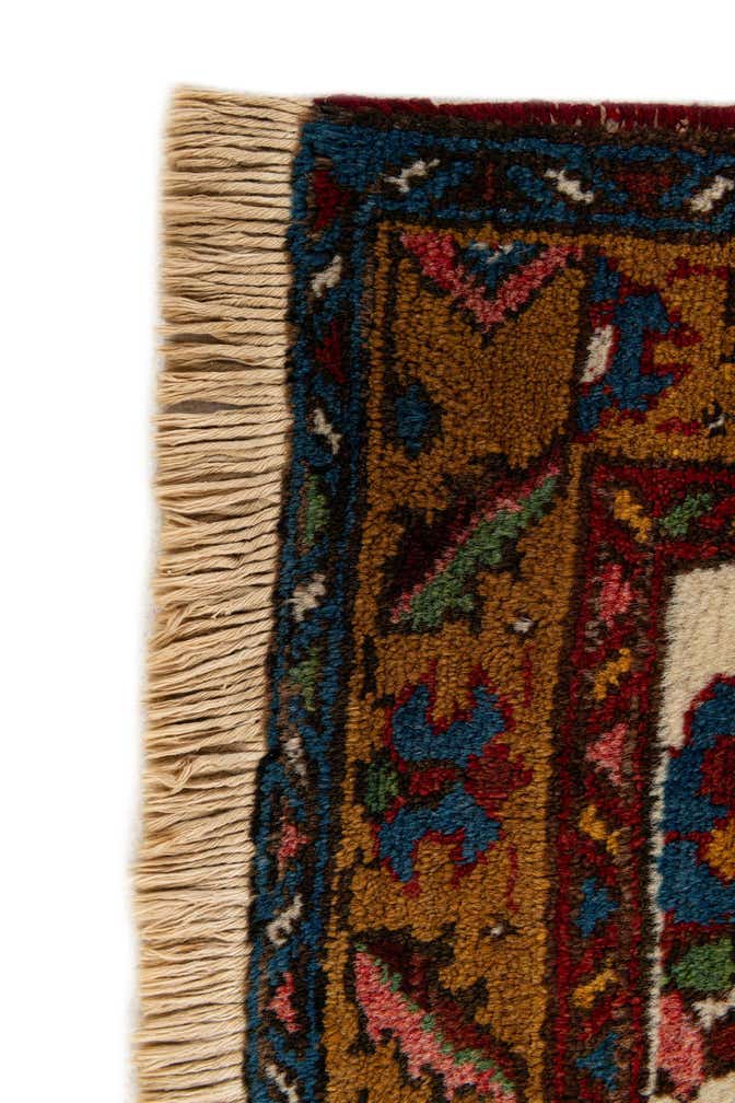3' 4 x 10' 8 Hand Knotted Farahan Persian Wool Runner Rug