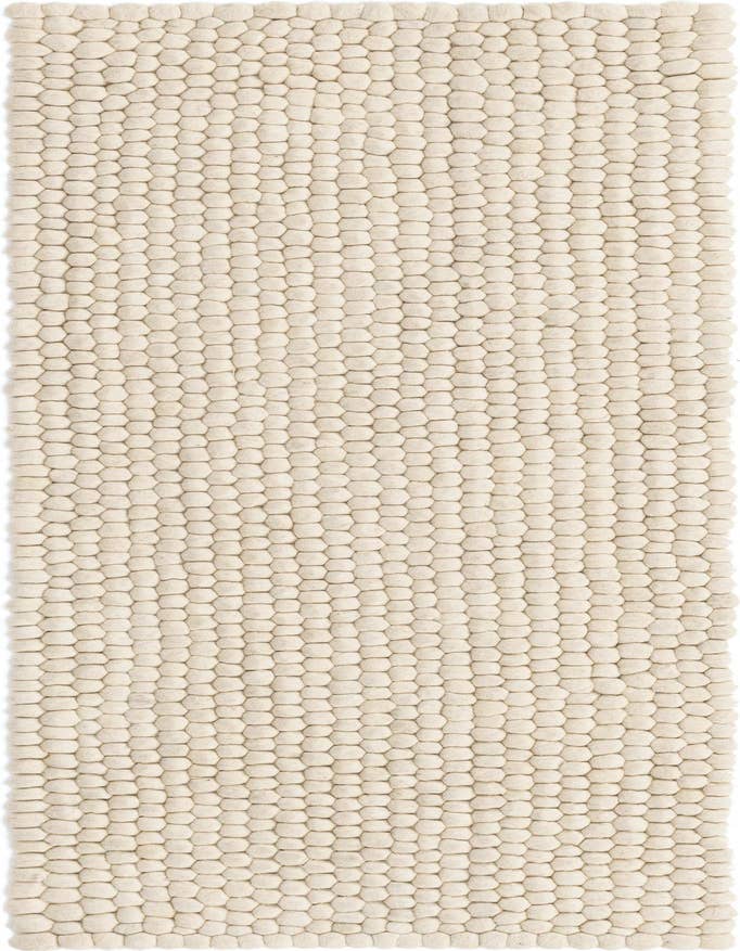 Detail image of 2' 2 x 6' 1 Felt Ball Wool Runner Rug