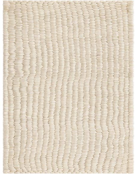 Detail image of 2' 7 x 12' Hand Woven Felt Ball Wool Runner Rug