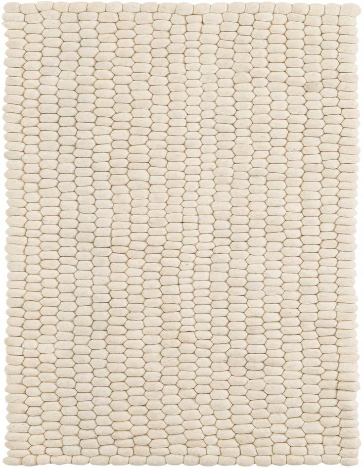 Detail image of 2' x 5' 3 Felt Ball Wool Runner Rug