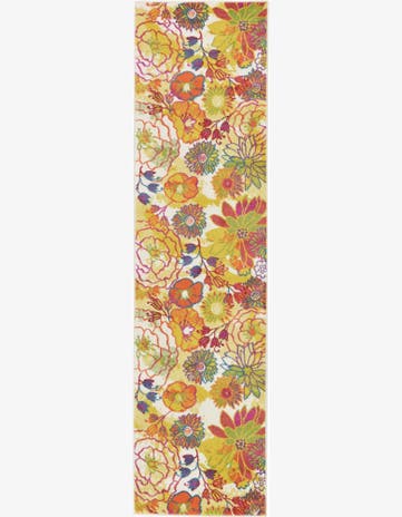 Ivory Florence Runner Rug