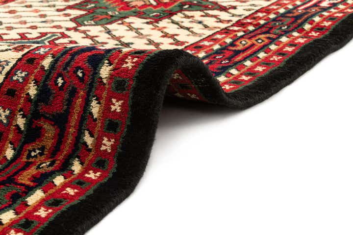 3' 3 x 6' 4 Hand Knotted Gharajeh Wool Runner Rug