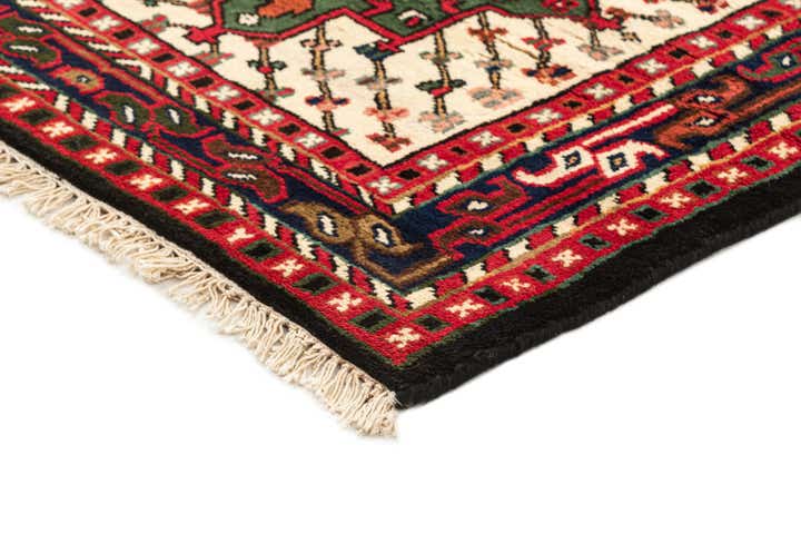 3' 3 x 6' 3 Hand Knotted Gharajeh Wool Runner Rug