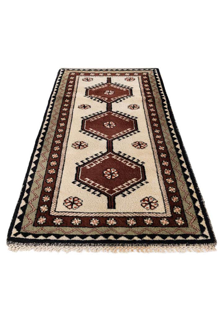 3' 1 x 5' 11 Hand Knotted Hamedan Wool Runner Rug