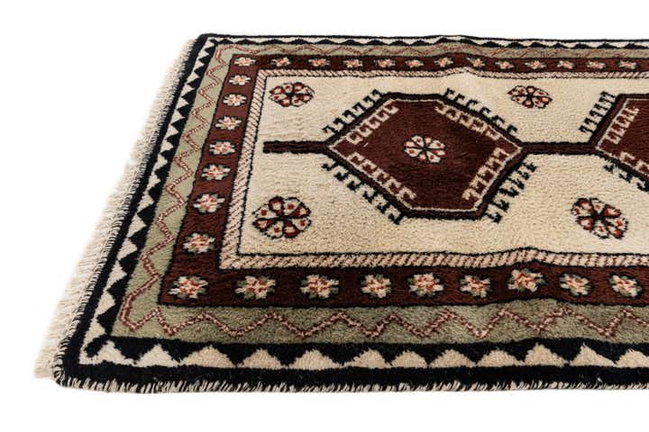 3' 1 x 5' 11 Hand Knotted Hamedan Wool Runner Rug