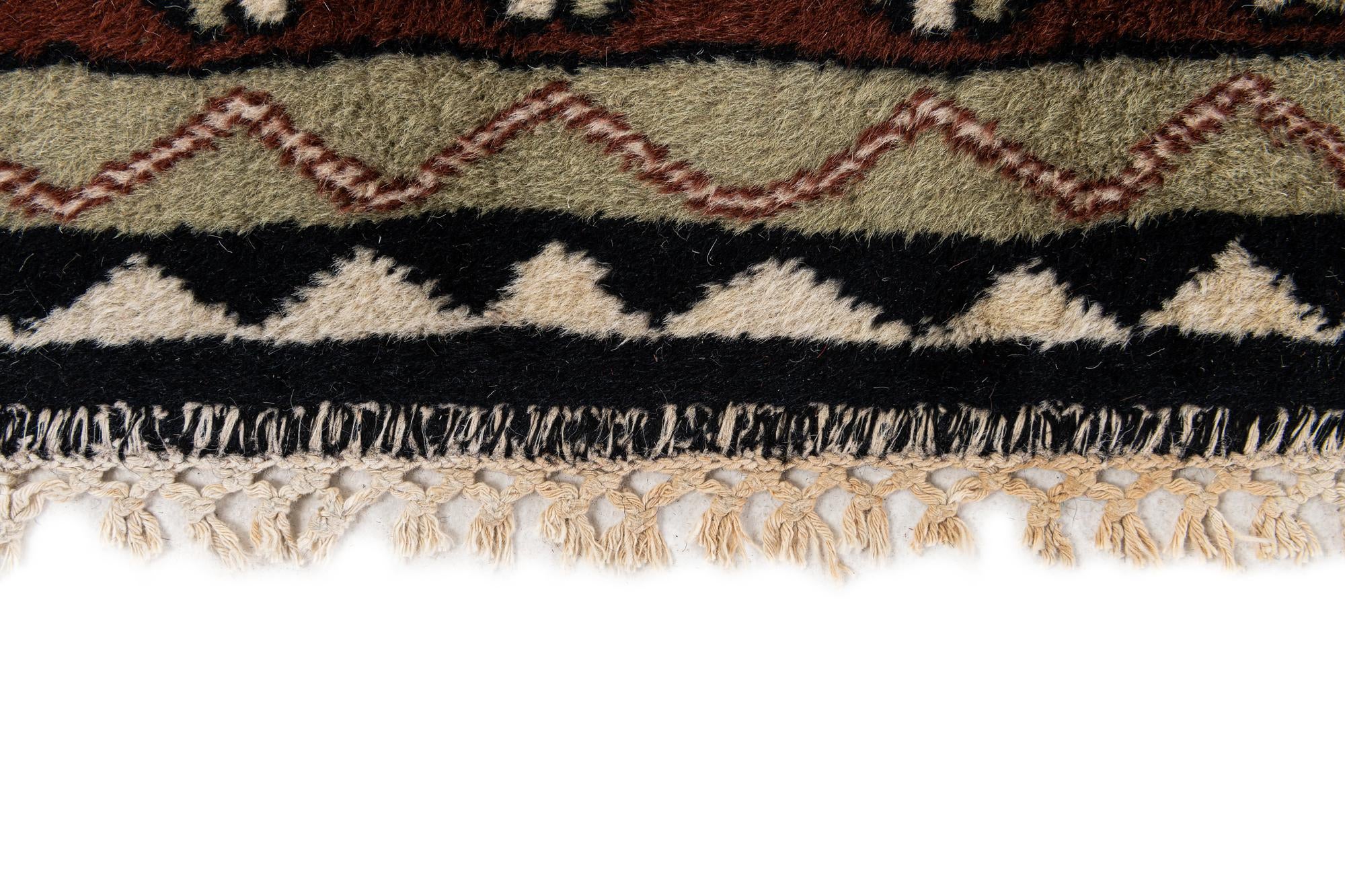3' 1 x 5' 11 Hand Knotted Hamedan Wool Runner Rug