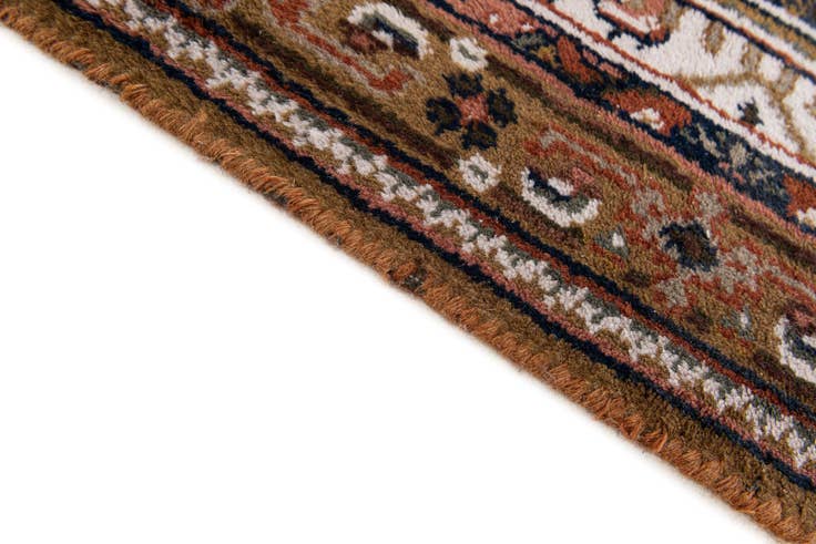Detail image of 2' 4 x 4' 10 Hand Knotted Hamedan Wool Runner Rug