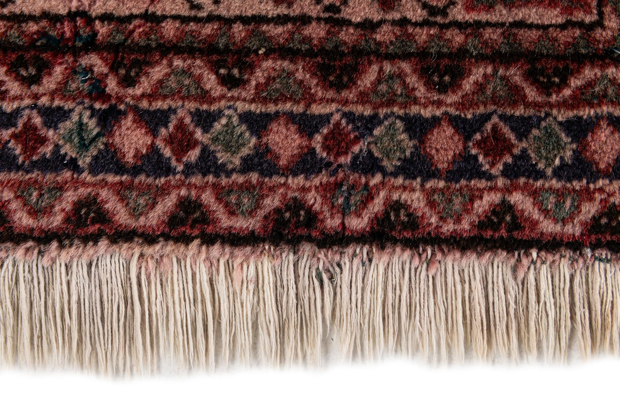 2' 2 x 4' 1 Hand Knotted Hamedan Wool Runner Rug