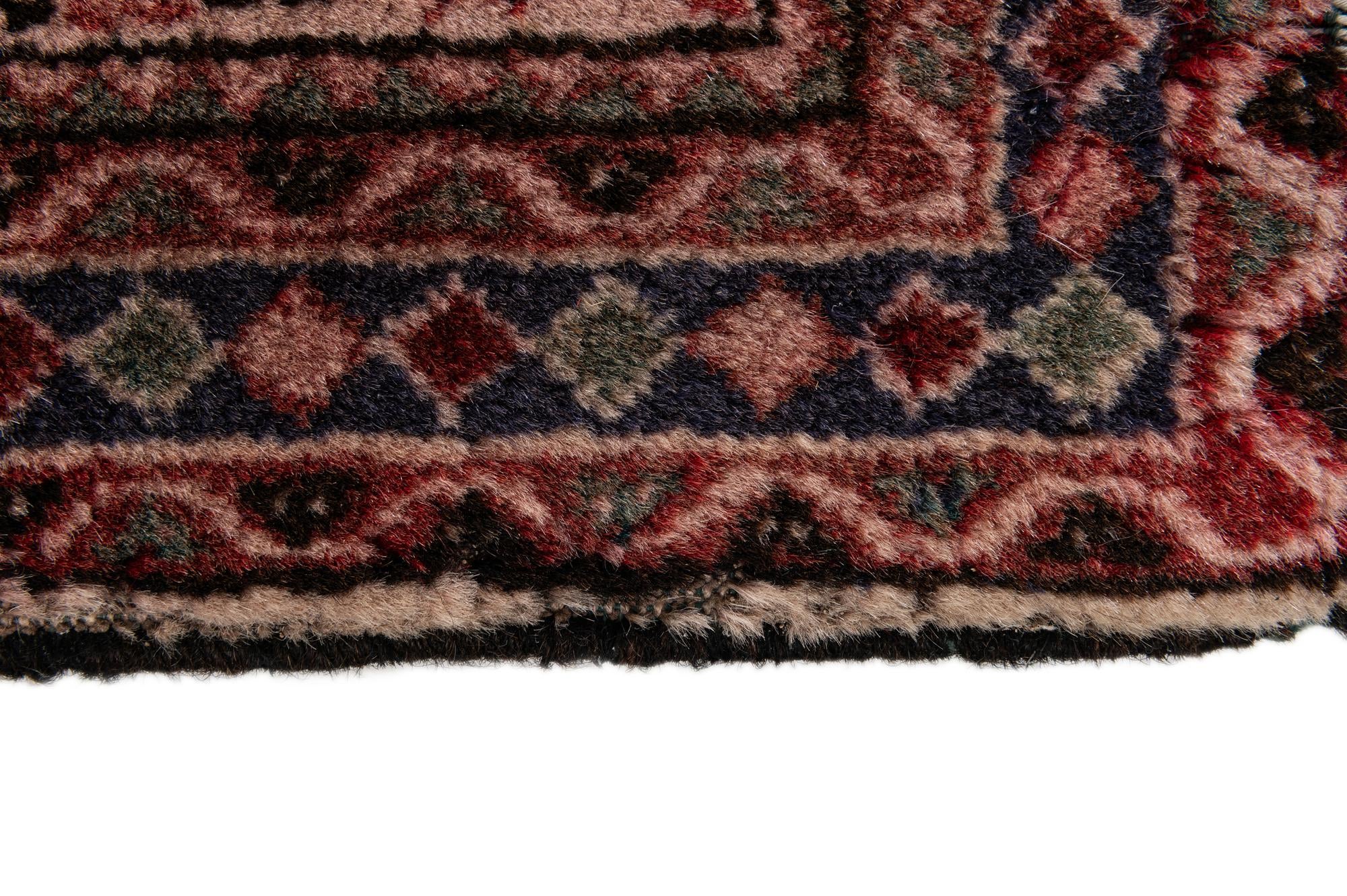 2' 2 x 4' 1 Hand Knotted Hamedan Wool Runner Rug