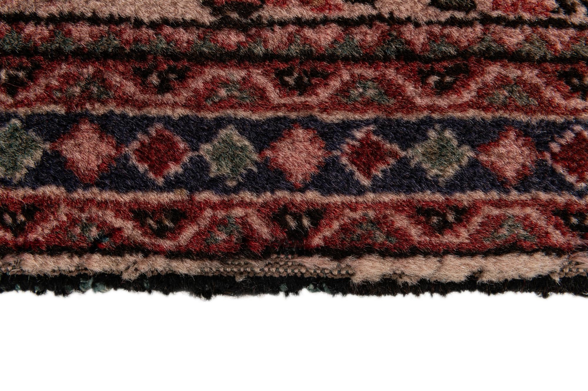 2' 2 x 4' 1 Hand Knotted Hamedan Wool Runner Rug