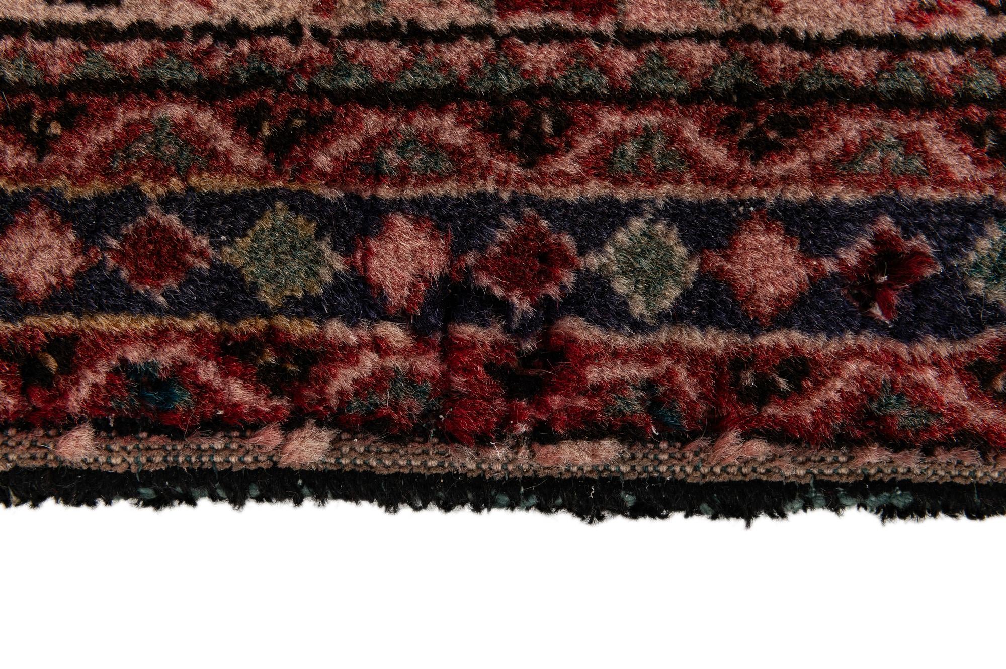 2' 2 x 4' 1 Hand Knotted Hamedan Wool Runner Rug