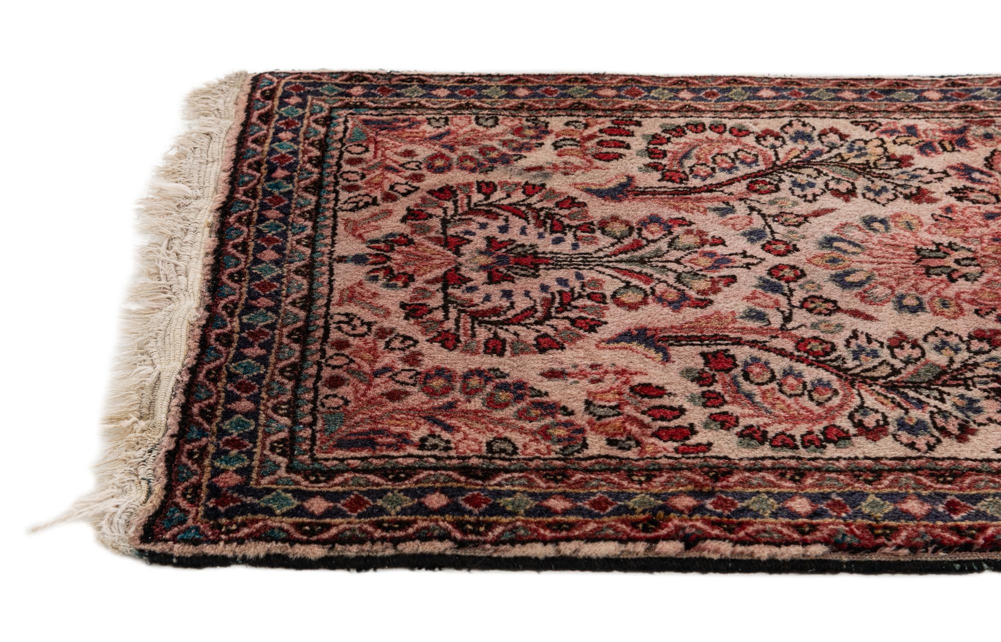 2' 2 x 4' 1 Hand Knotted Hamedan Wool Runner Rug