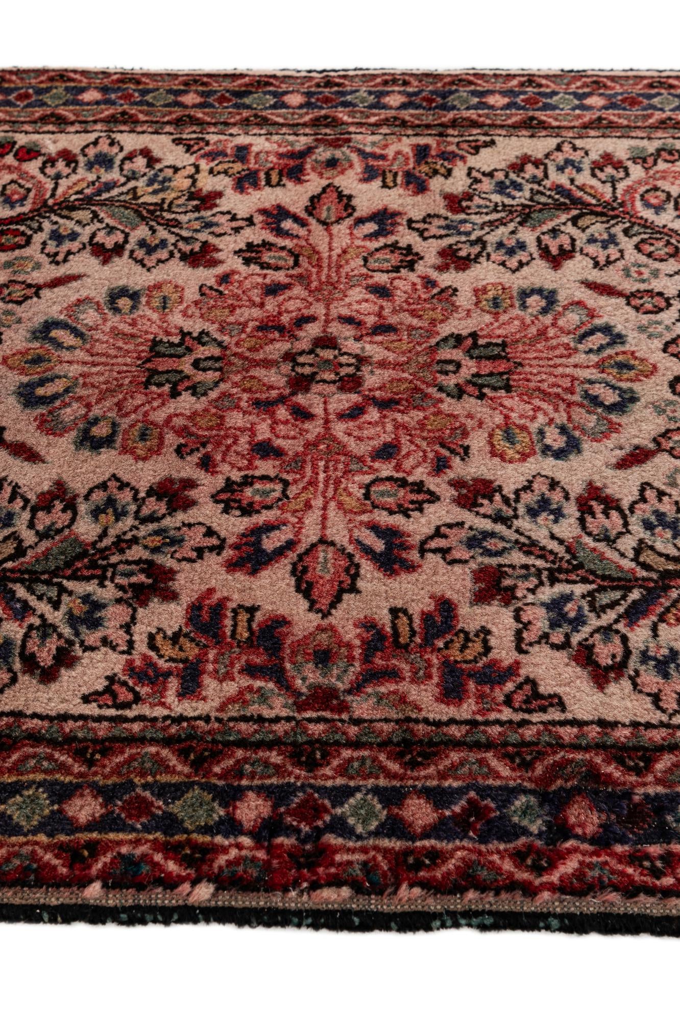 2' 2 x 4' 1 Hand Knotted Hamedan Wool Runner Rug