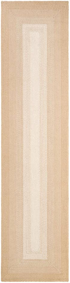 Detail image of 2' 7 x 12' Handmade Hand Braided Wool Runner Rug