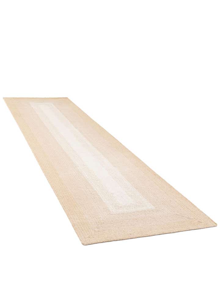 2' 7 x 12' Handmade Hand Braided Wool Runner Rug