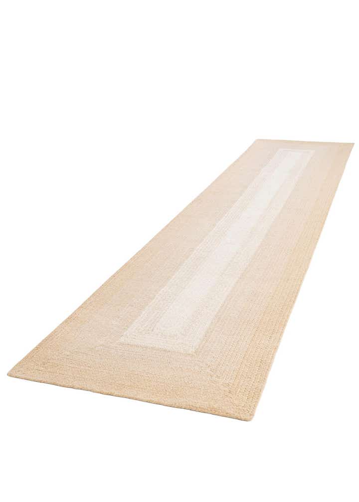2' 7 x 12' Handmade Hand Braided Wool Runner Rug